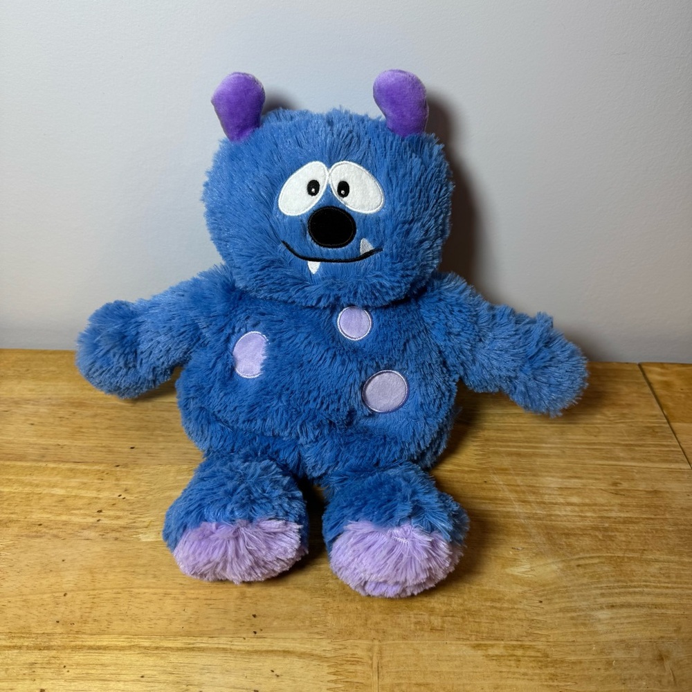 Warmies Plush‎ Blue Monster Microwavable Weighted